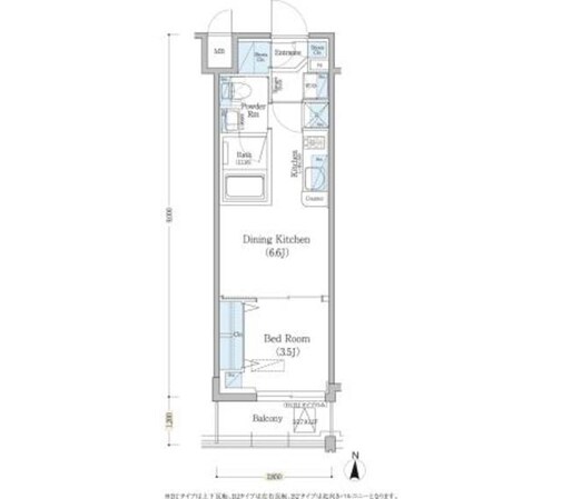 アーバネックス深川住吉の物件間取画像
